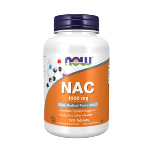 Now Foods NAC N-acetilcisteinas 1000 mg - 120 tablečių