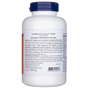 Now Foods B-50 - 250 tablečių - Magnis.lt