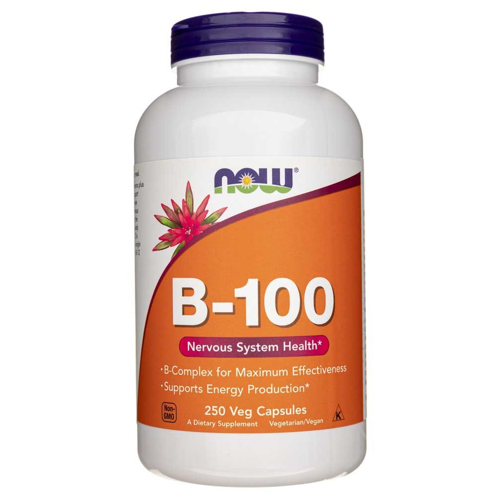 Now Foods B-100 - 250 kapsulių