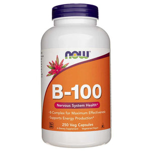 Now Foods B-100 - 250 kapsulių