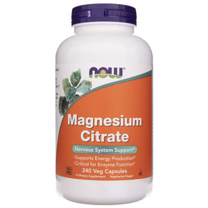 Now Foods magnio citratas 400 mg - 240 kapsulių