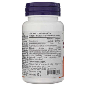 Now Foods polikosanolis 10 mg - 90 kapsulių