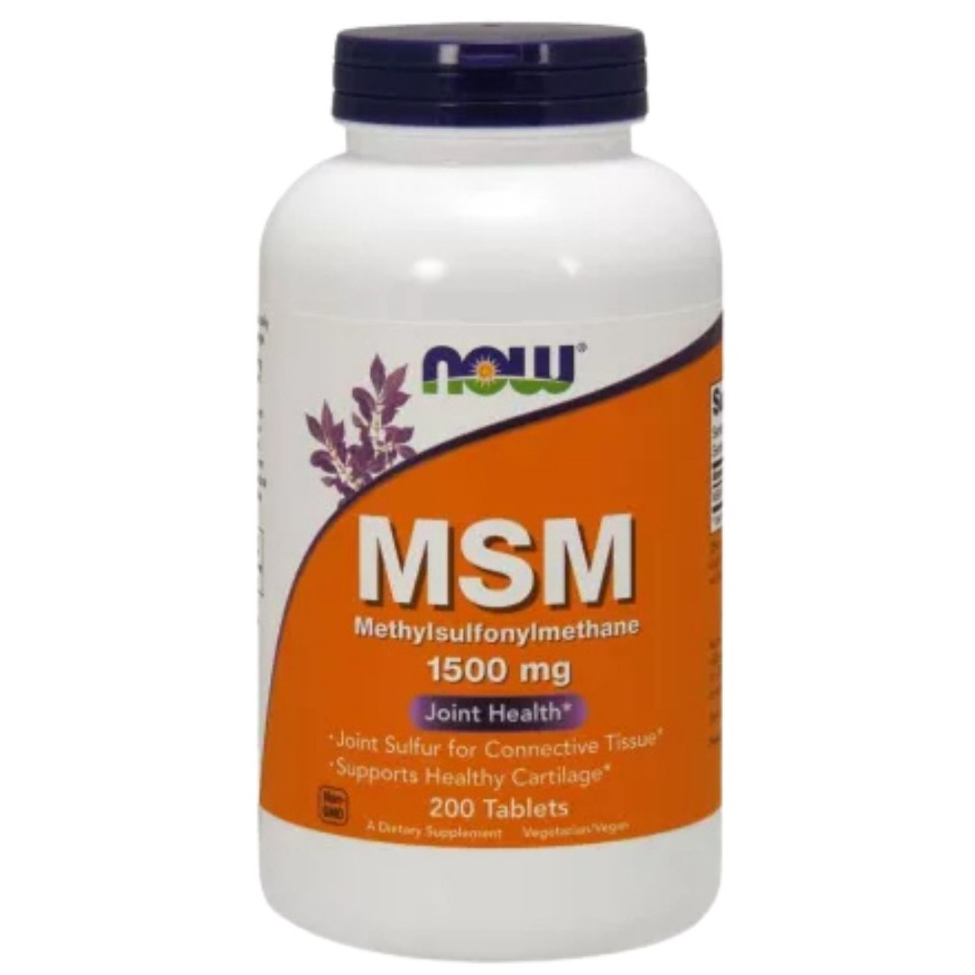 Now Foods MSM 1500 mg - 200 tablečių