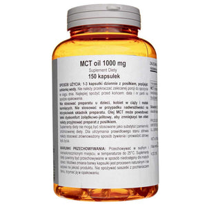 Now Foods MCT aliejus 1000 mg - 150 minkštųjų gelių