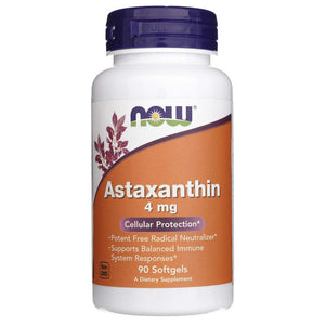 Now Foods astaksantinas 4 mg - 90 minkštųjų gelių