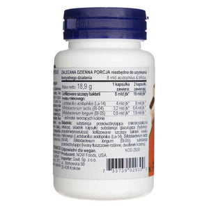 Now Foods Acidophilus ir Bifidus 8 milijardai CFU - 60 kapsulių