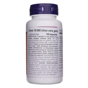 Now Foods Aloe Vera Gels 10000 mg - 100 minkštųjų gelių