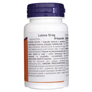 Now Foods liuteinas 10 mg - 60 minkštųjų kapsulių