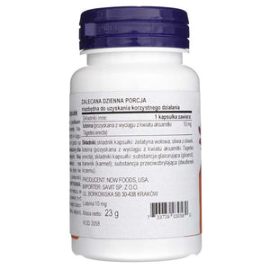 Now Foods liuteinas 10 mg - 60 minkštųjų kapsulių