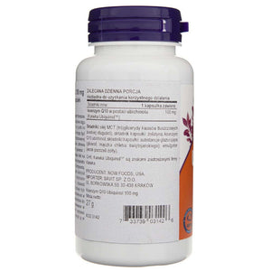 Now Foods Ubichinolis 100 mg - 60 minkštųjų gelių