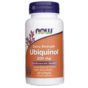 Now Foods Ubichinolis, ypač stiprus 200 mg - 60 minkštųjų gelių