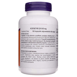 Now Foods CoQ10 60 mg - 180 kapsulių - Magnis.lt