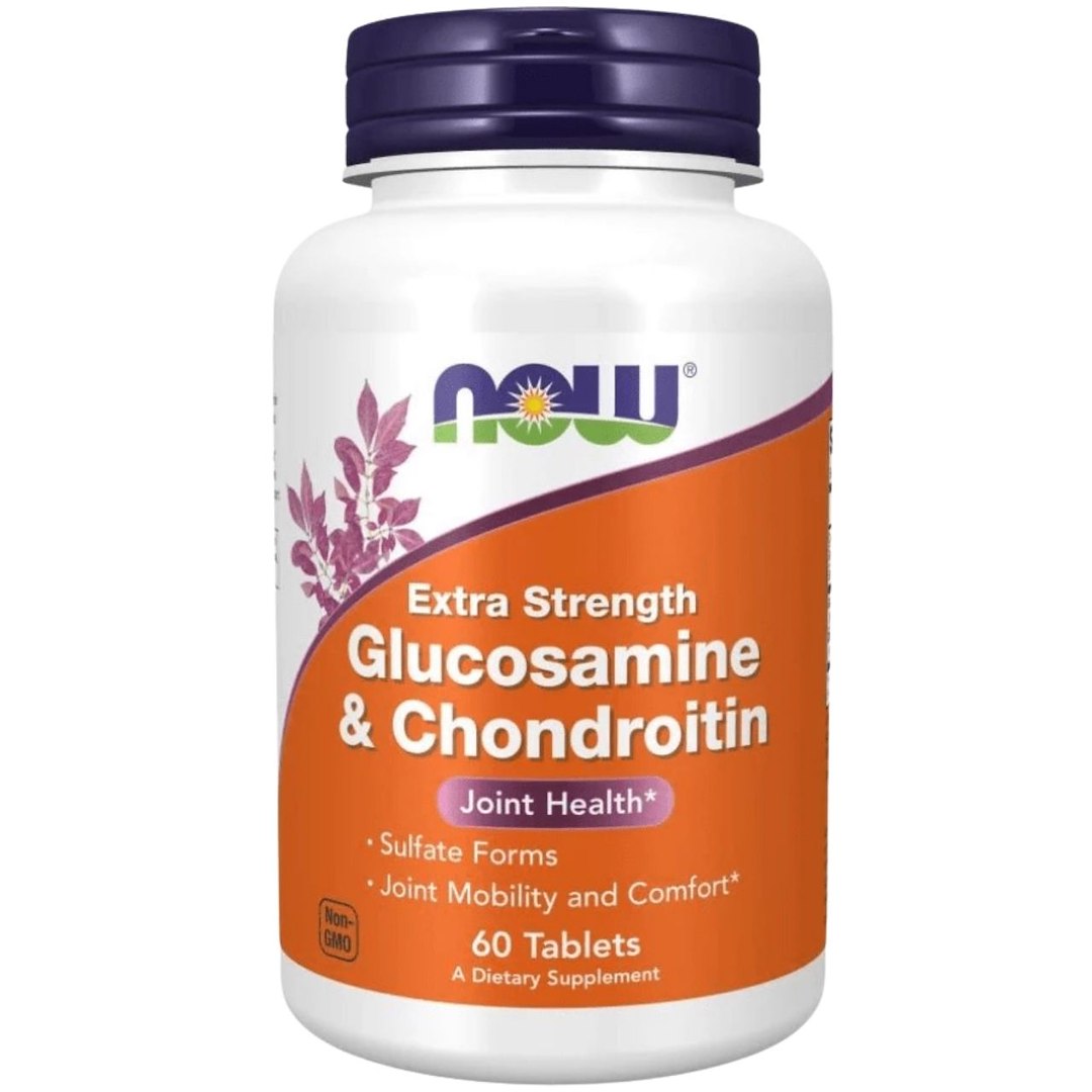 Now Foods Gliukozaminas, chondroitinas - 120 tablečių