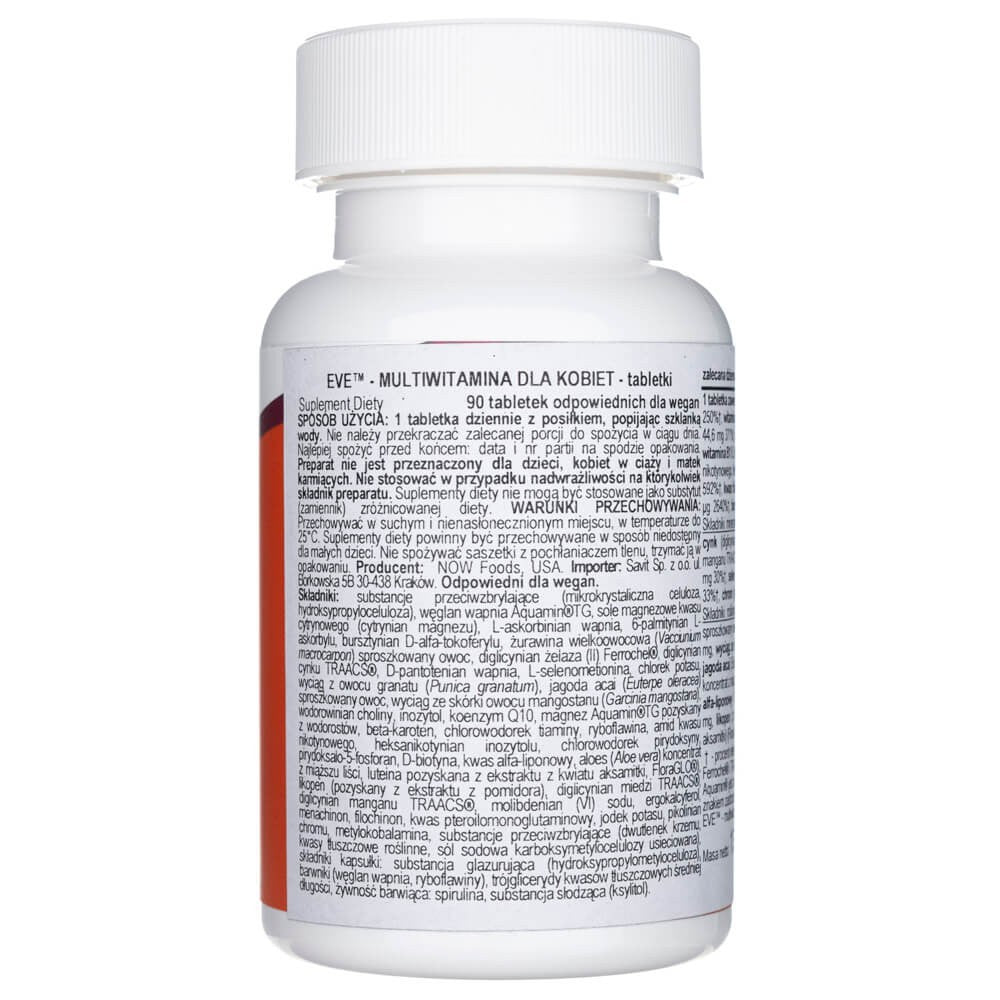 Now Foods EVE daugkartinis vitaminas moterims - 90 tablečių - Magnis.lt