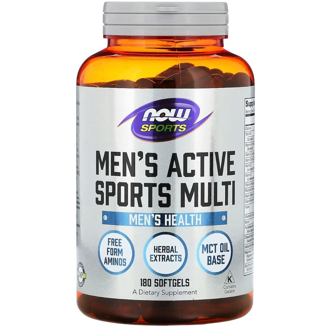 Now Foods Men's Active Sports Multi - 180 kapsulių