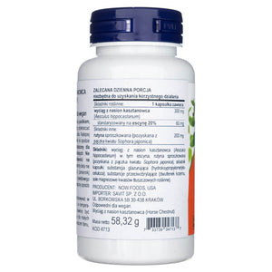Now Foods Arklių kaštonas 300 mg - 90 kapsulių