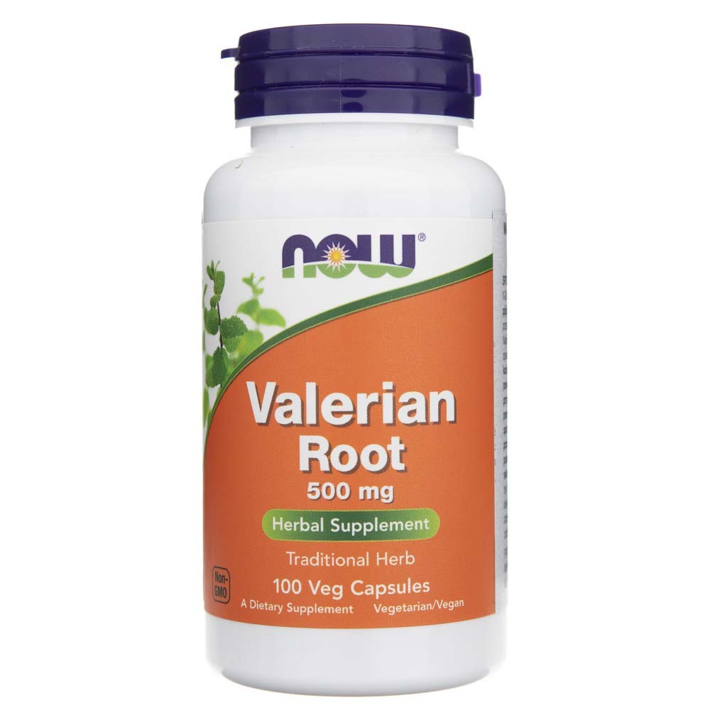 Now Foods Valerijono šaknis 500 mg - 100 kapsulių