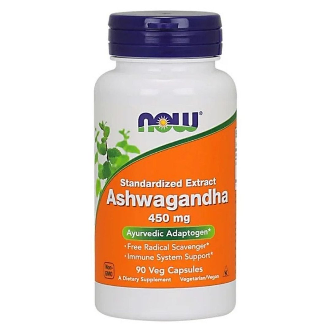 Now Foods Ashwagandha ekstraktas 450 mg - 90 kapsulių