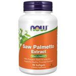 Now Foods Sabalinė palmė 80 mg su cinku ir moliūgų sėklomis - 90 kapsulių