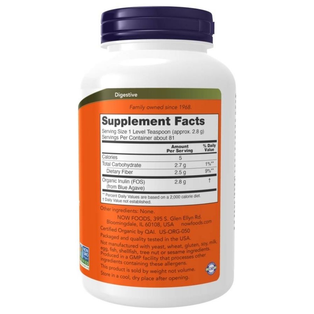Now Foods inulino milteliai - 454 g