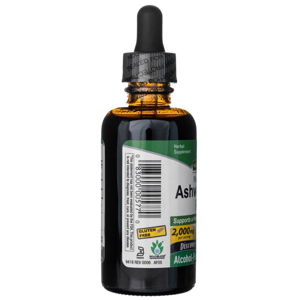 Nature's Answer Ashwagandha, skystas ekstraktas, be alkoholio 2000 mg - 30 ml