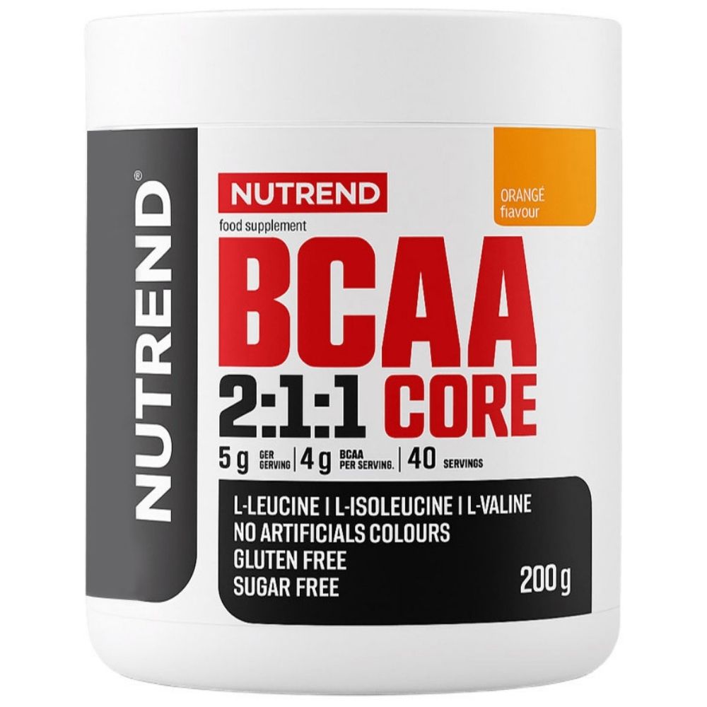 Nutrend BCAA 2:1:1 Core, oranžinė - 200 g
