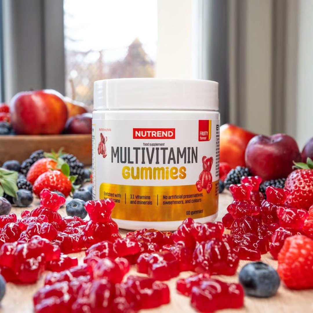Nutrend Multivitamin Gummies, vaisiai - 60 gelių
