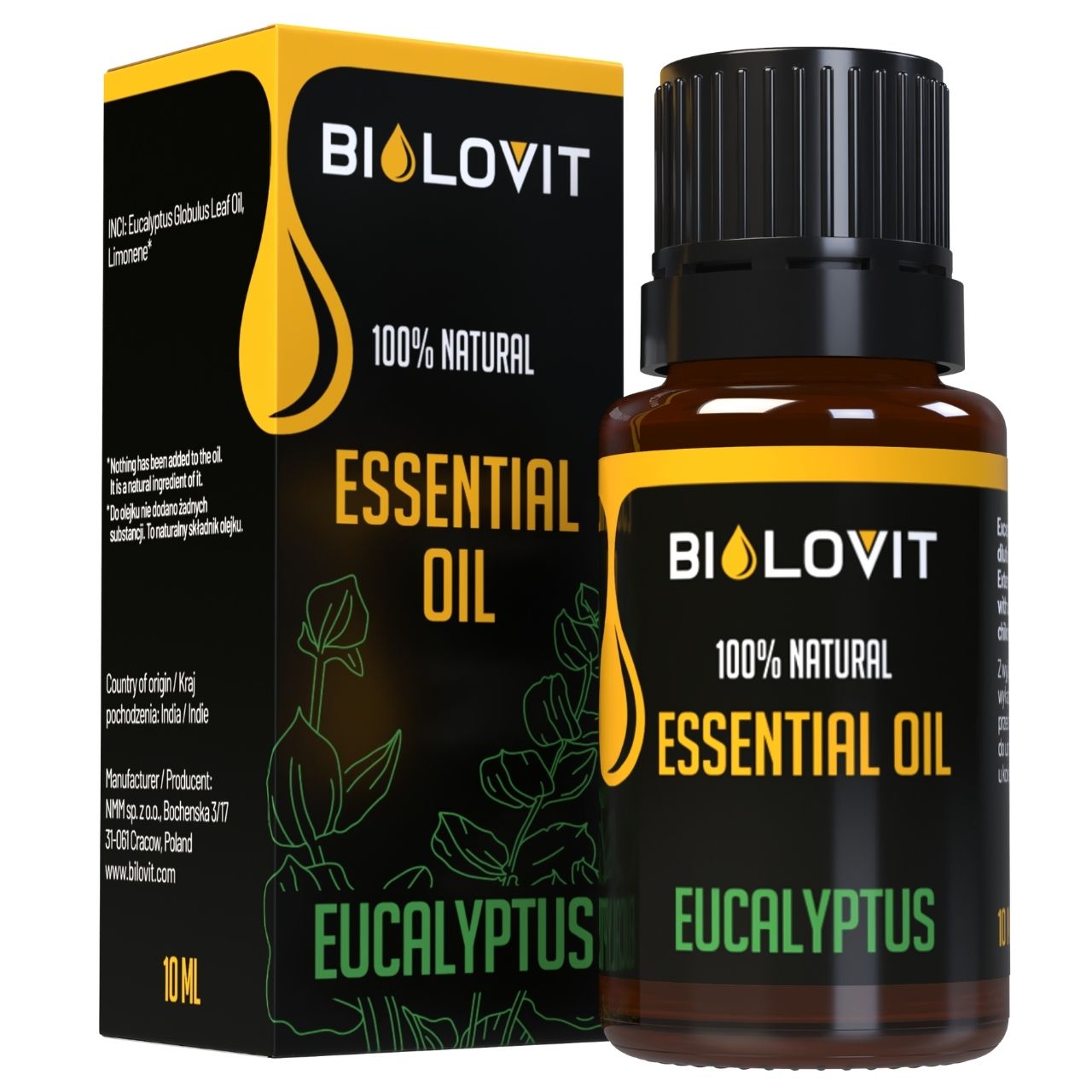 Bilovit Eukaliptų eterinis aliejus - 10 ml - Magnis.lt