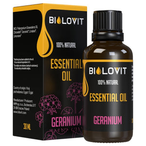 Bilovit Geranijų eterinis aliejus - 30 ml - Magnis.lt