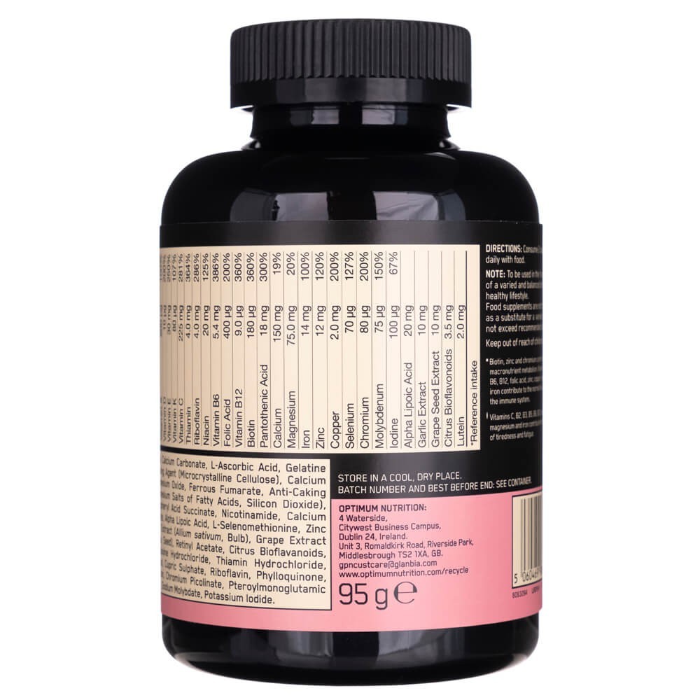 Optimum Nutrition Opti-Women (multivitaminai aktyvioms moterims) - 120 kapsulių