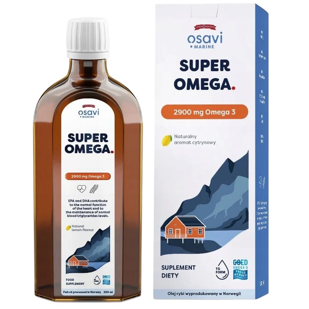 Osavi Super Omega, 2900 mg Omega 3, citrina - 250 ml