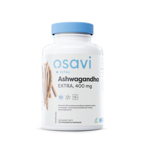 Osavi Ashwagandha Extra 400 mg - 120 daržovių kapsulių