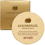 Petitfee Gold&amp;Snail hidrogeliniai akių įklotai - 60 vnt.