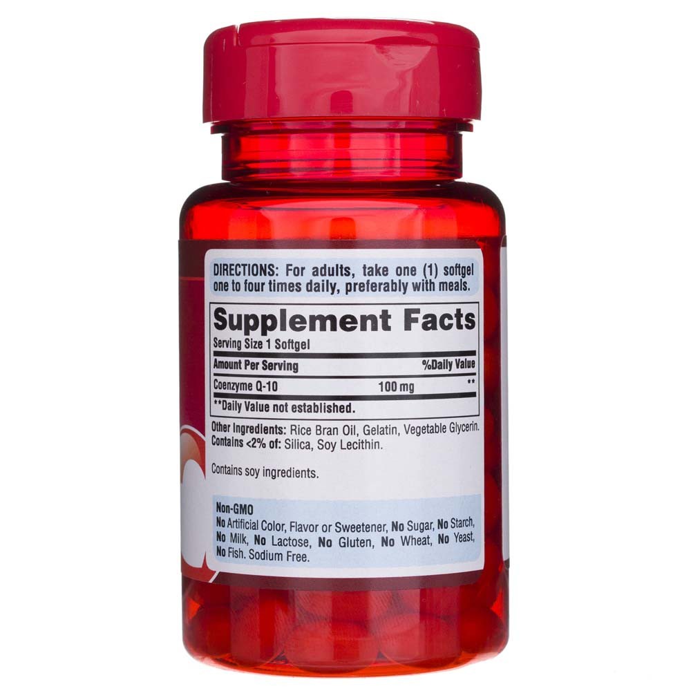 Puritan's Pride CoQ10 Q-Sorb 100 mg - 120 minkštųjų gelių - Magnis.lt