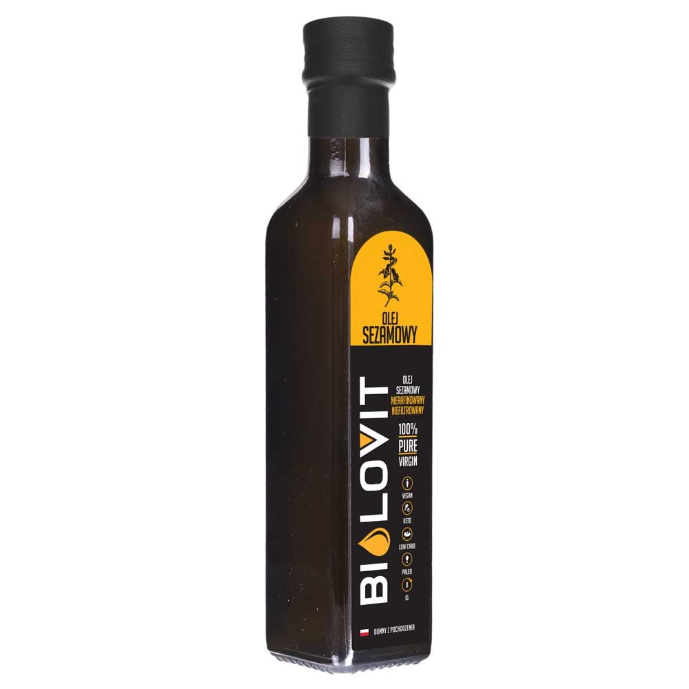 Bilovit Šaltai spaustas sezamų aliejus - 250 ml