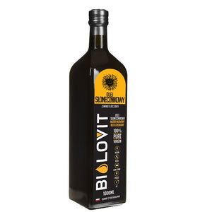 Bilovit Šaltai spaustas saulėgrąžų aliejus - 1000 ml - Magnis.lt