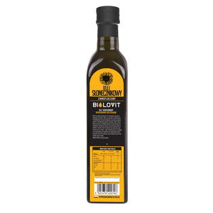 Bilovit Šaltai spaustas saulėgrąžų aliejus - 500 ml - Magnis.lt