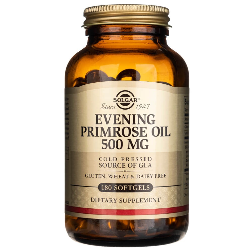 Solgar Evening Primrose Oil 500 mg - 180 minkštųjų gelių