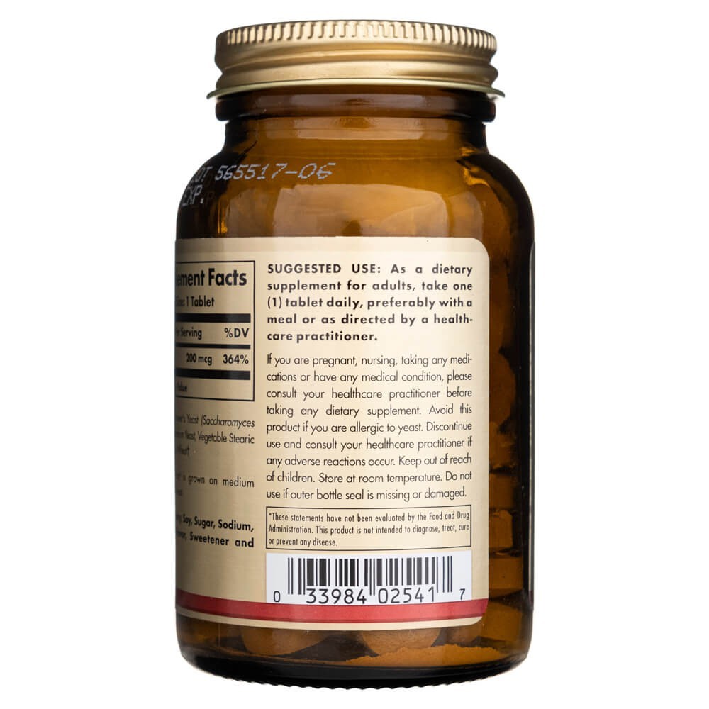 Solgar Selenas 200 mcg - 100 tablečių