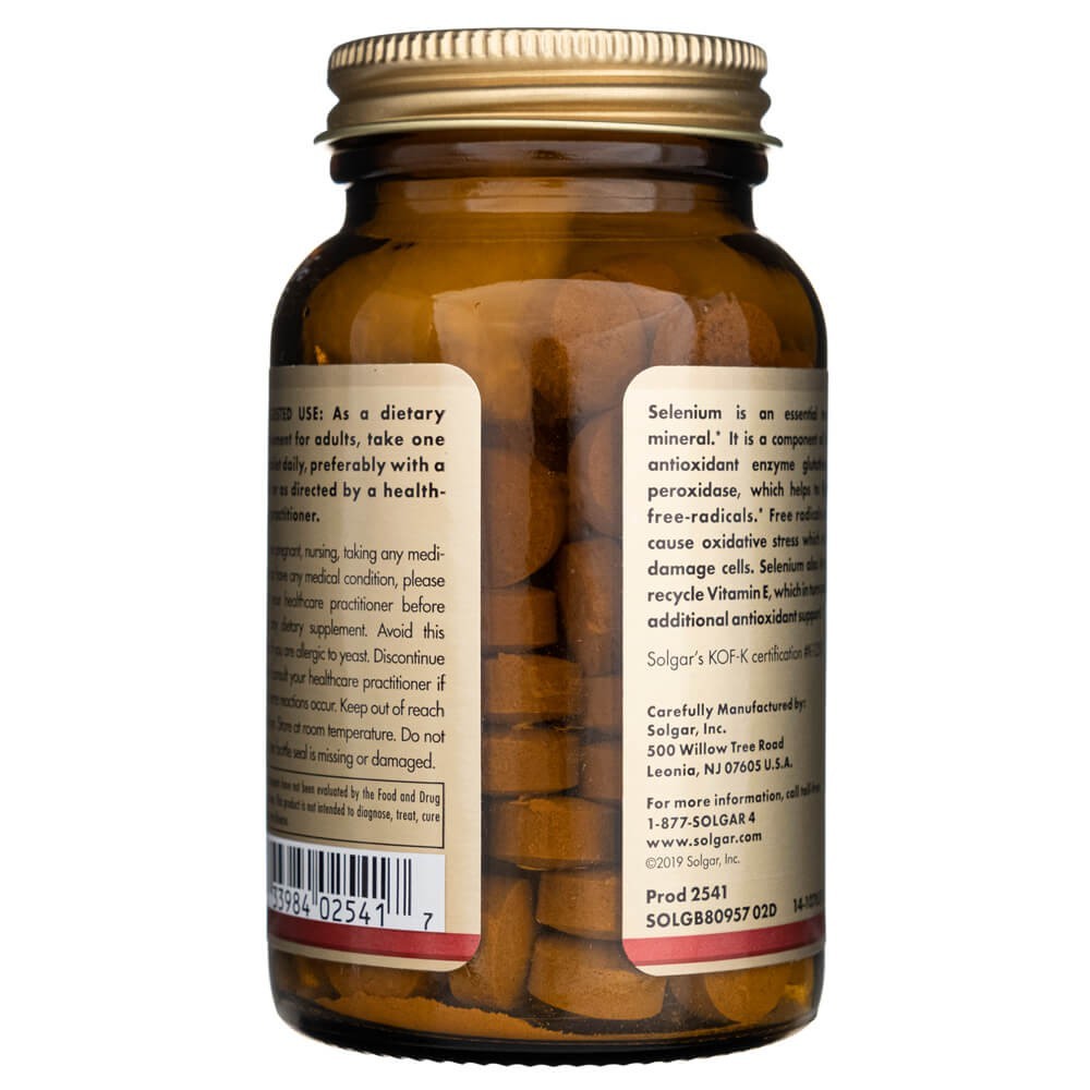 Solgar Selenas 200 mcg - 100 tablečių