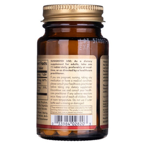 Solgar sausas vitaminas A 1500 mcg (5000 TV) - 100 tablečių - Magnis.lt