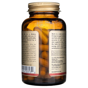 Solgar Biotinas 5000 mcg - 50 kapsulių - Magnis.lt