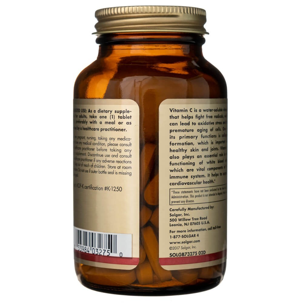 Solgar vitaminas C 1000 mg - 90 tablečių