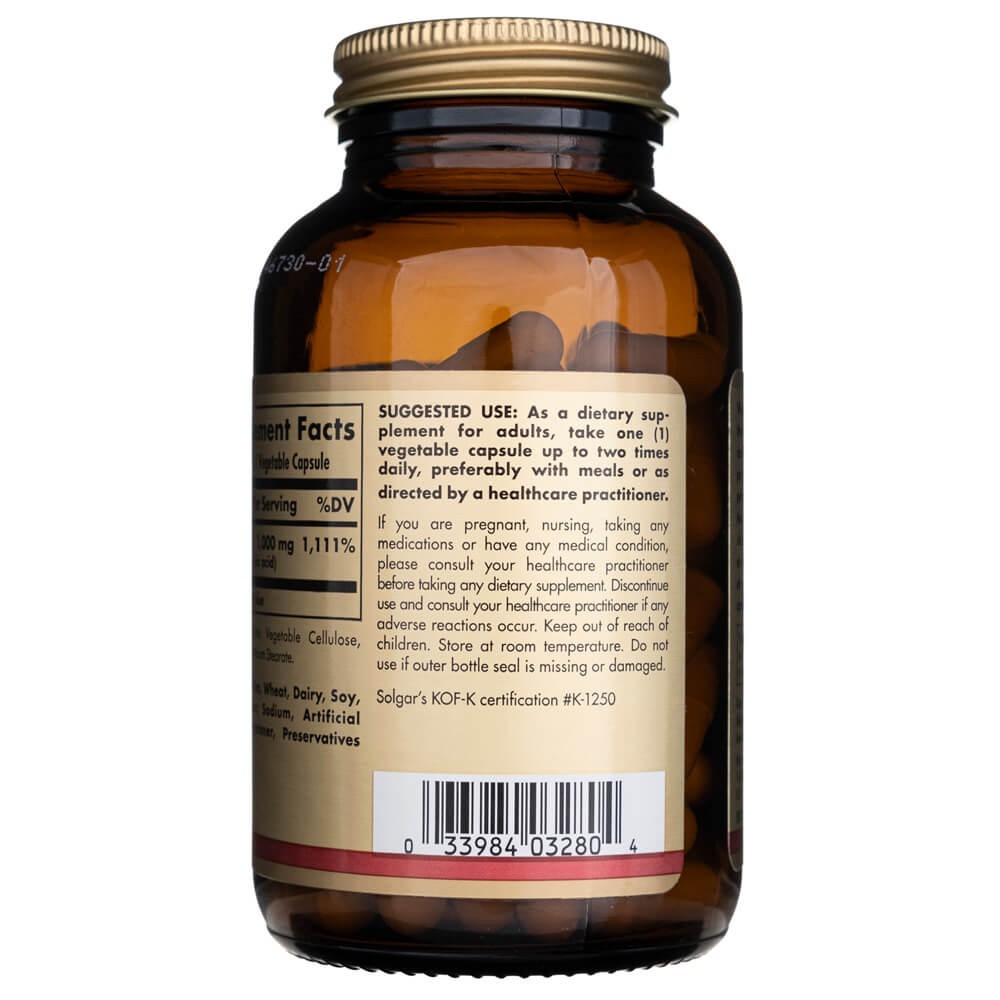 Solgar vitaminas C 1000 mg - 100 kapsulių - Magnis.lt
