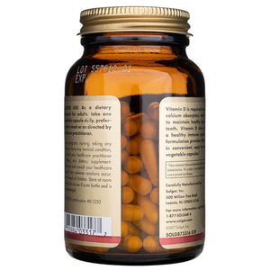 Solgar Vitaminas D3 55 mcg (2200 TV) - 50 augalinių kapsulių - Magnis.lt