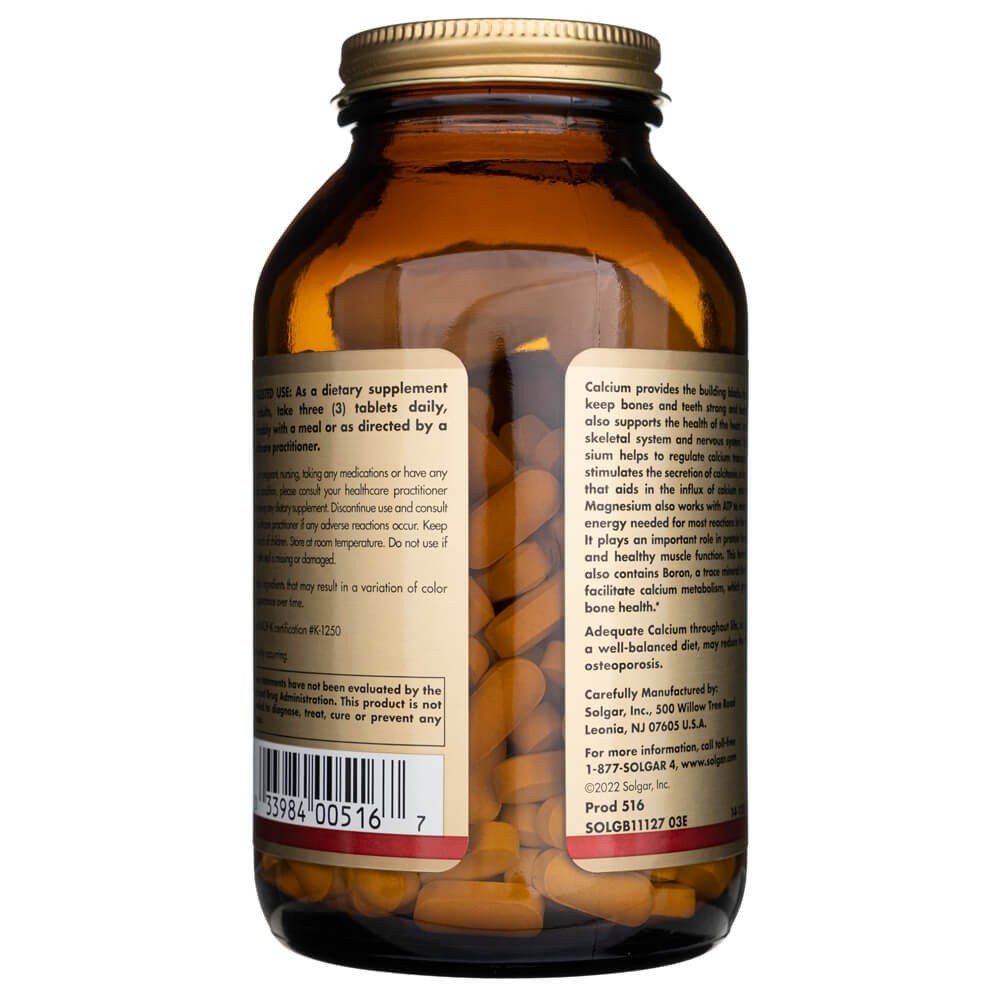 Solgar Calcium Magnesium Plus Boron - 250 tablečių