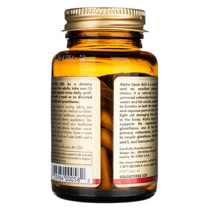 Solgar Alfa lipoinė rūgštis 200 mg - 50 kapsulių