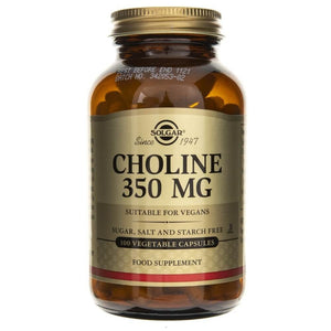 Solgar Cholinas 350 mg - 100 kapsulių - Magnis.lt