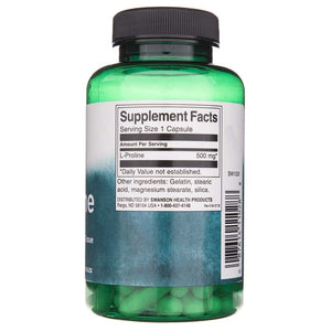 Swanson L-Proline (L-Proline) 500 mg - 100 kapsulių - Magnis.lt
