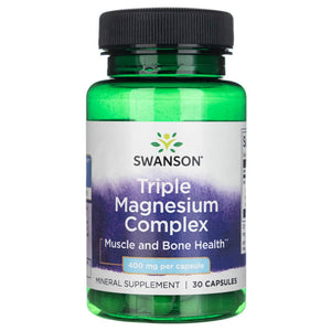 Swanson trigubas magnio kompleksas (magnis) 400 mg - 30 kapsulių